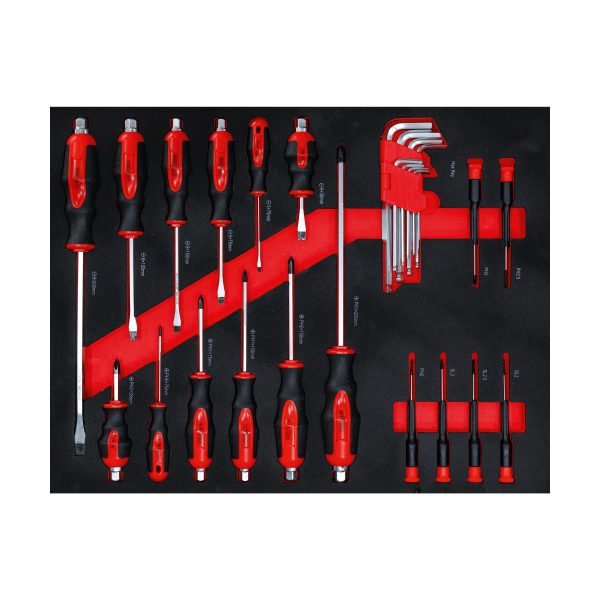 Servante d’atelier | 6 tiroirs | 1 porte latérale | avec 158 outils – Image 7