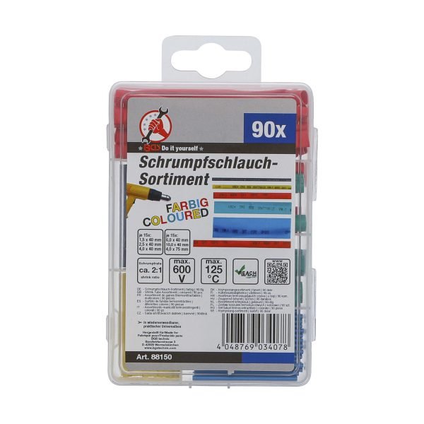 Assortiment de gaines thermorétractables | multicolore | 90 pièces – Image 3