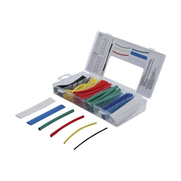 Assortiment de gaines thermorétractables | multicolore | 99 pièces