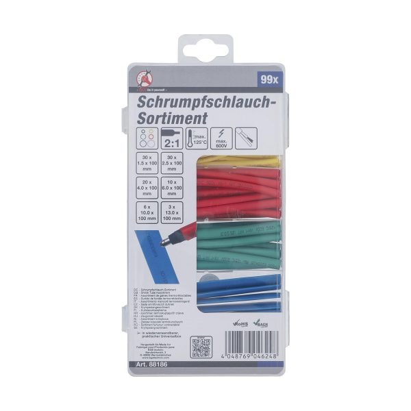 Assortiment de gaines thermorétractables | multicolore | 99 pièces – Image 3