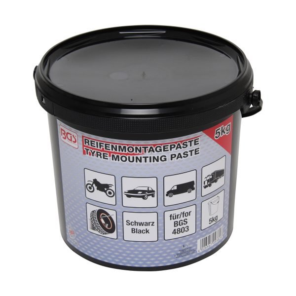 Graisse crême de montage de pneus | noire | 5 kg