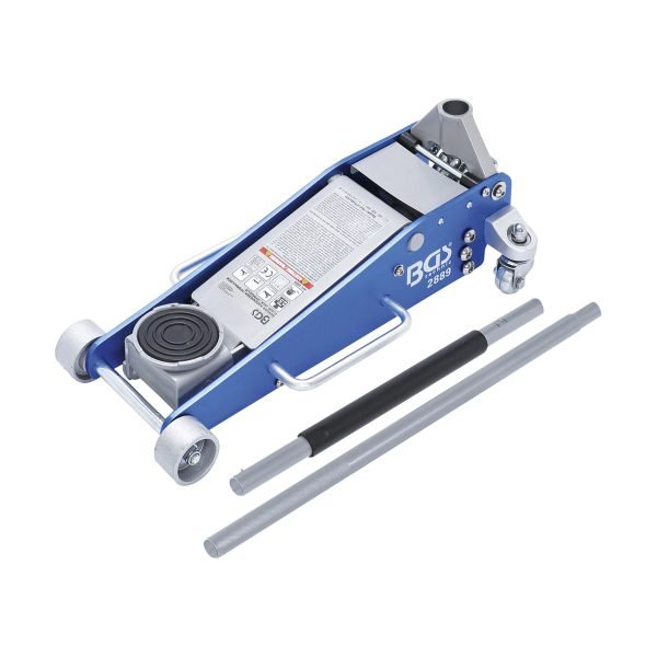 Cric rouleur | hydraulique | construction aluminium-acier | 2,5 t
