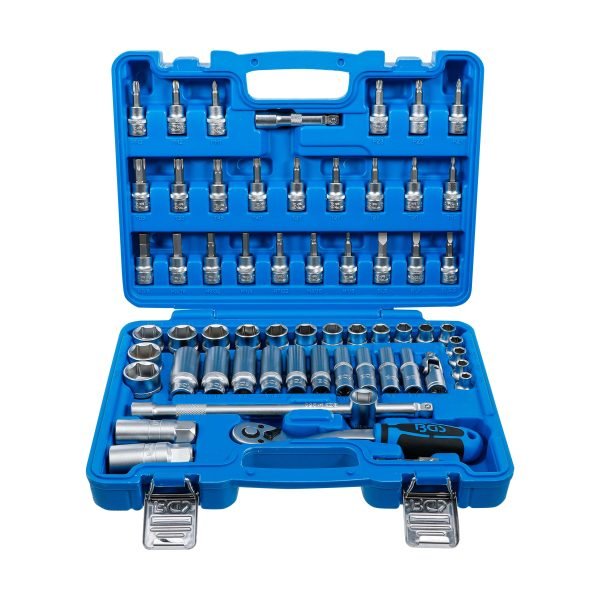 Coffret de douilles | 10 mm (3/8") | en pouces | 61 pièces