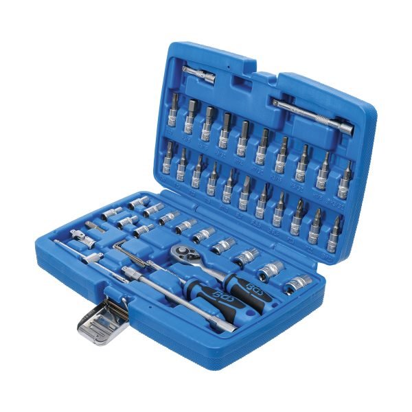 Coffret de douilles | 6,3 mm (1/4") | en pouces | 46 pièces – Image 2