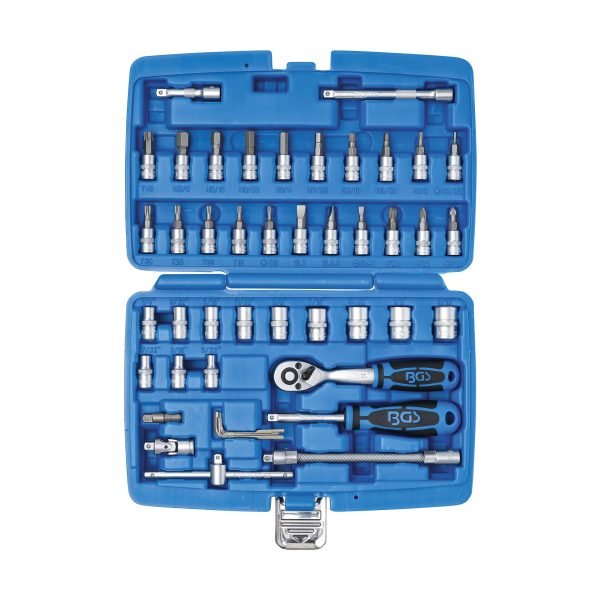Coffret de douilles | 6,3 mm (1/4") | en pouces | 46 pièces – Image 4