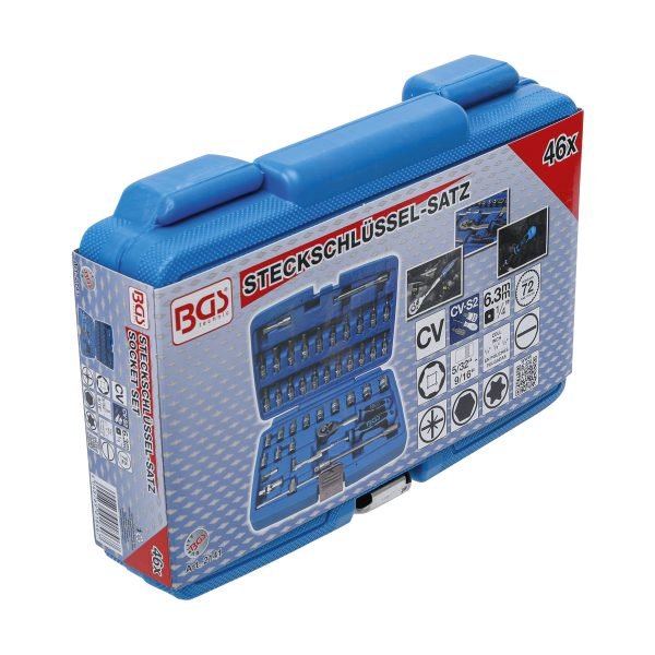 Coffret de douilles | 6,3 mm (1/4") | en pouces | 46 pièces – Image 5