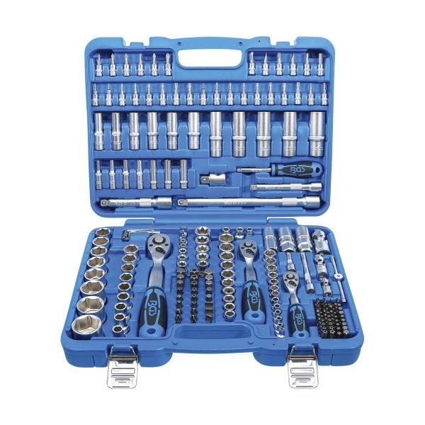 Jeu de douilles à six pans | 6,3 mm (1/4") / 10 mm (3/8") / 12,5 mm (1/2") | 192 pièces