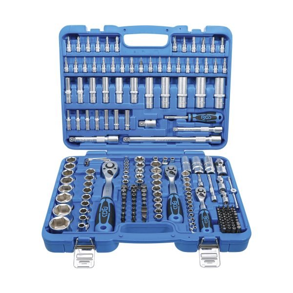 Jeu de douilles à six pans | 6,3 mm (1/4") / 10 mm (3/8") / 12,5 mm (1/2") | en pouce | 192 pièces