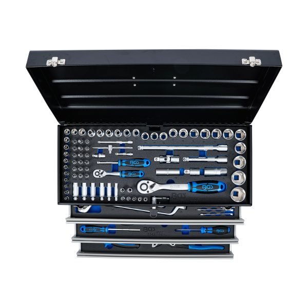 Caisse à outils métallique | 3 tiroirs | avec 143 outils – Image 6