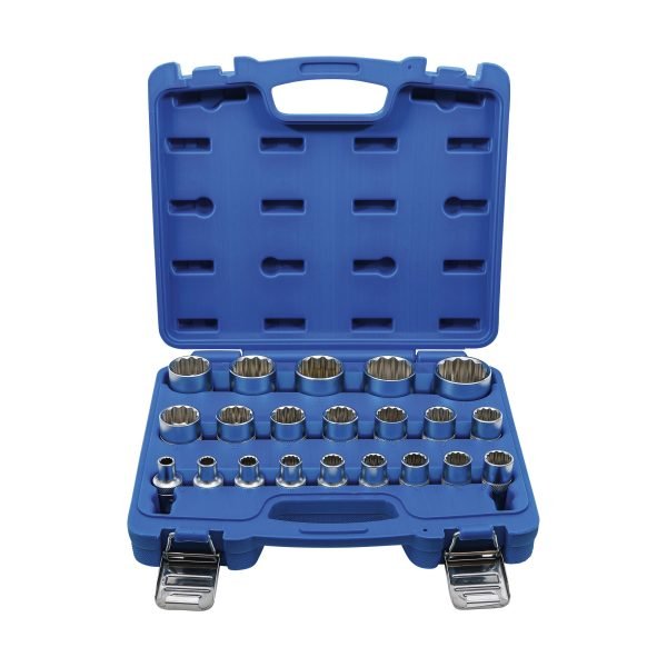 Jeu de Douilles, douze pans | 12,5 mm (1/2") | 8 - 36 mm | 21 pièces