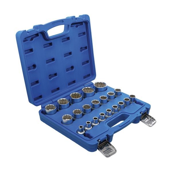 Jeu de Douilles, douze pans | 12,5 mm (1/2") | 8 - 36 mm | 21 pièces – Image 3