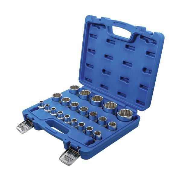 Jeu de Douilles, douze pans | 12,5 mm (1/2") | 8 - 36 mm | 21 pièces – Image 2