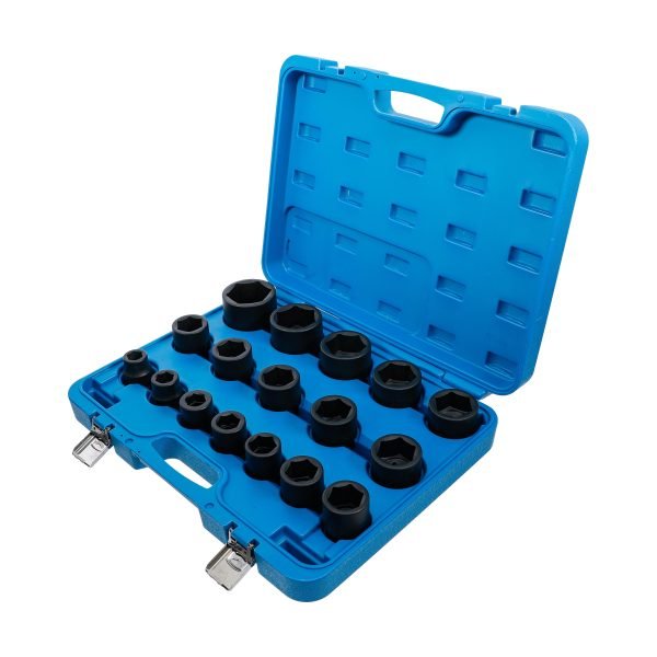 Jeu de douilles à choc | 20 mm (3/4") | 19 - 55 mm | 17 pièces – Image 2