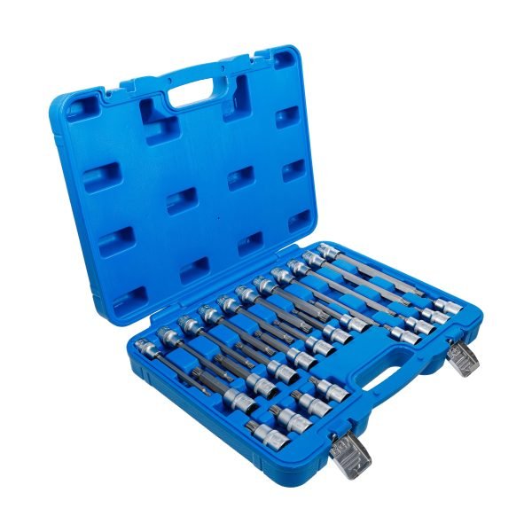 Jeu de douilles à embouts | 12,5 mm (1/2") | Denture multiple intérieure (pour XZN) | 26 pièces – Image 3