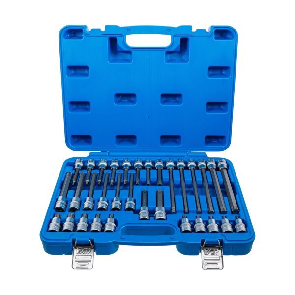 Jeu de douilles à embouts | carré femelle 12,5 mm (1/2") | profil T (pour Torx) | 32 pièces