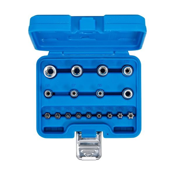 Jeu de Douilles | profil E / profil T (pour Torx) | 17 pièces – Image 4