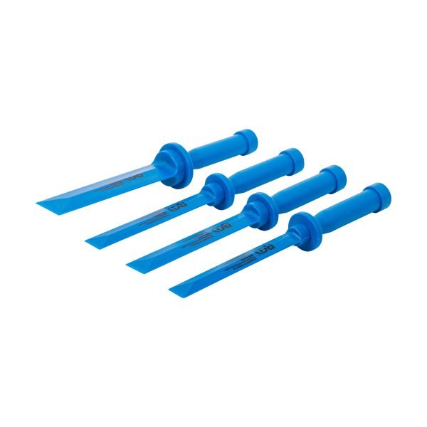Jeu de grattoirs plastiques | largeur 19 - 22 - 25 - 38 mm | 4 pièces
