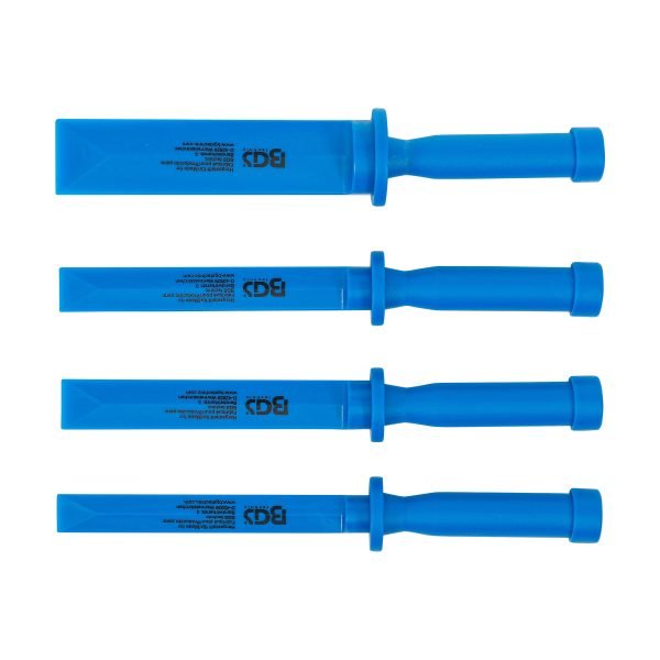 Jeu de grattoirs plastiques | largeur 19 - 22 - 25 - 38 mm | 4 pièces – Image 2
