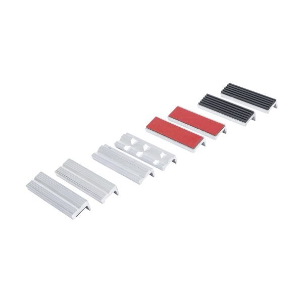 Jeu de mors de protection pour étau | aluminium | 100 mm | 8 pièces
