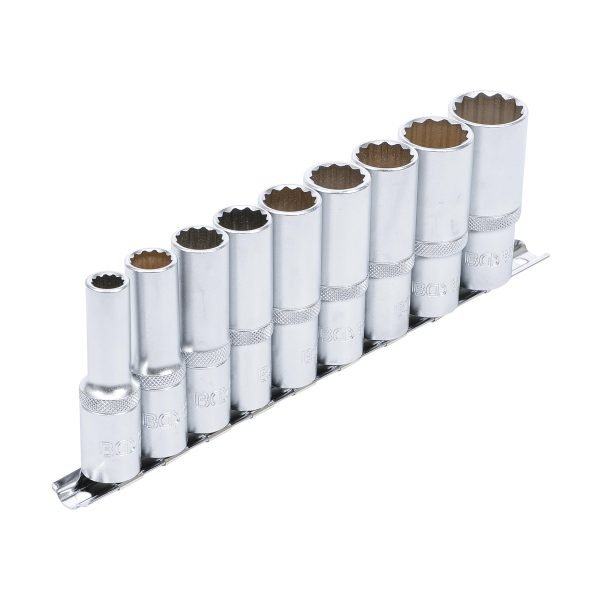 Jeu de douilles, douze pans, longues | 12,5 mm (1/2") | 10 - 24 mm | 9 pièces – Image 2