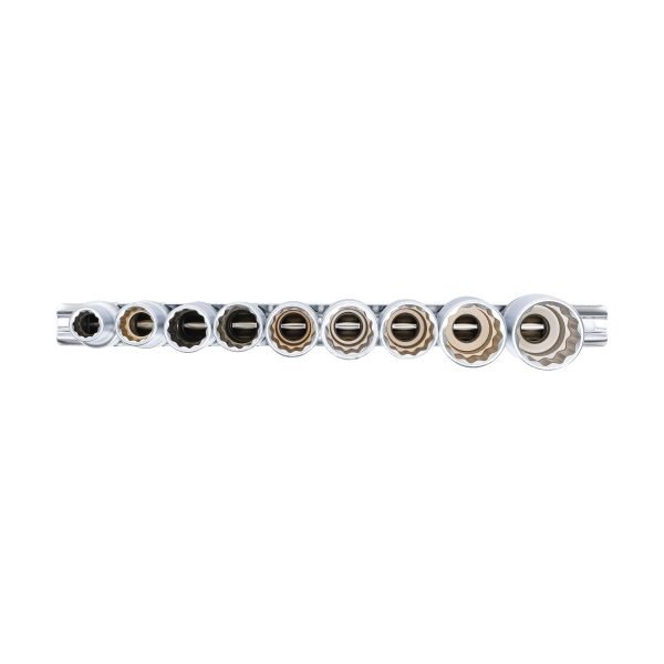 Jeu de douilles, douze pans, longues | 12,5 mm (1/2") | 10 - 24 mm | 9 pièces – Image 3