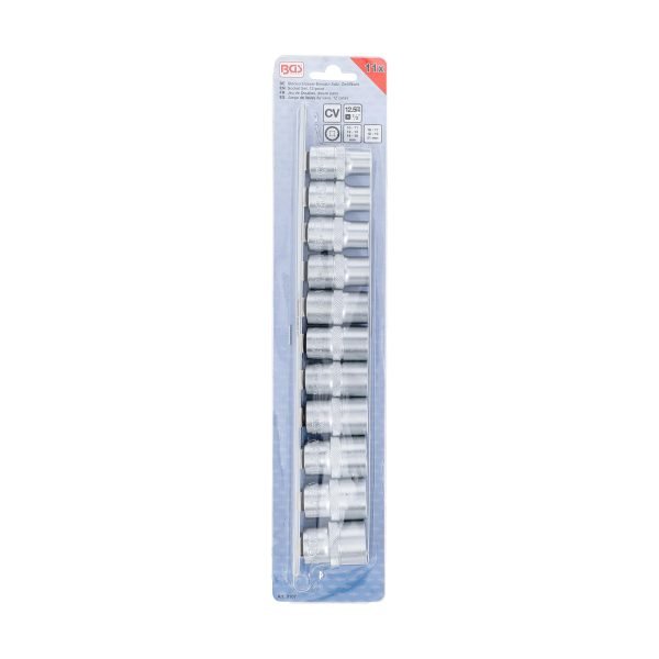 Jeu de Douilles, douze pans | 12,5 mm (1/2") | 10 - 21 mm | 11 pièces – Image 4