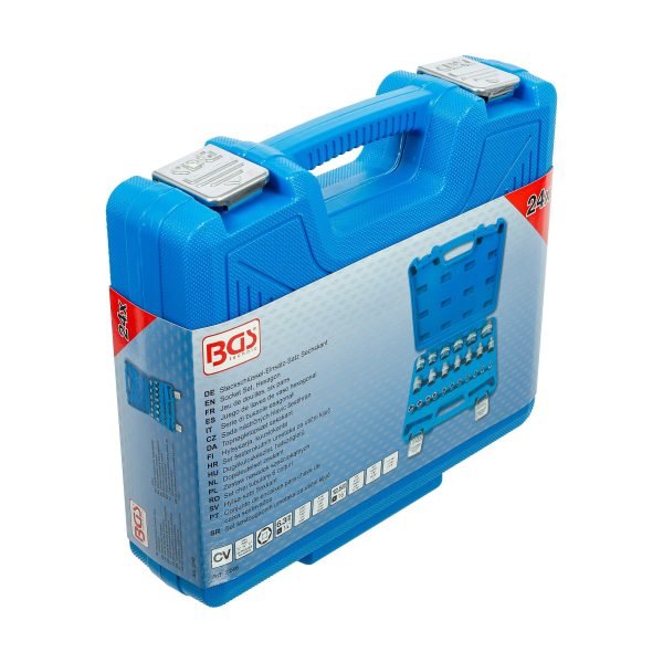 Jeu de douilles, six pans | 6,3 mm (1/4"), 12,5 mm (1/2") | en pouce | 24 pièces – Image 5