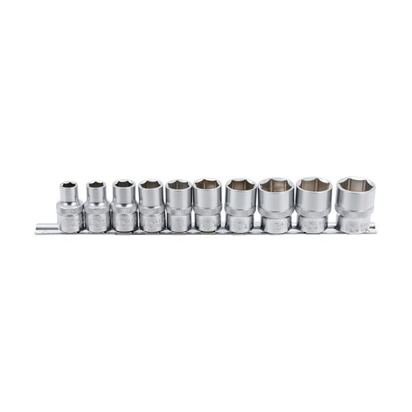 Jeu de Douilles, douze pans | 12,5 mm (1/2") | en pouce | 10 pièces