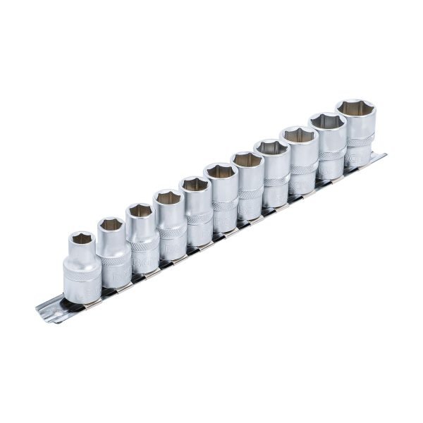 Jeu de Douilles, six pans | 12,5 mm (1/2") | 10 - 21 mm | 11 pièces – Image 2