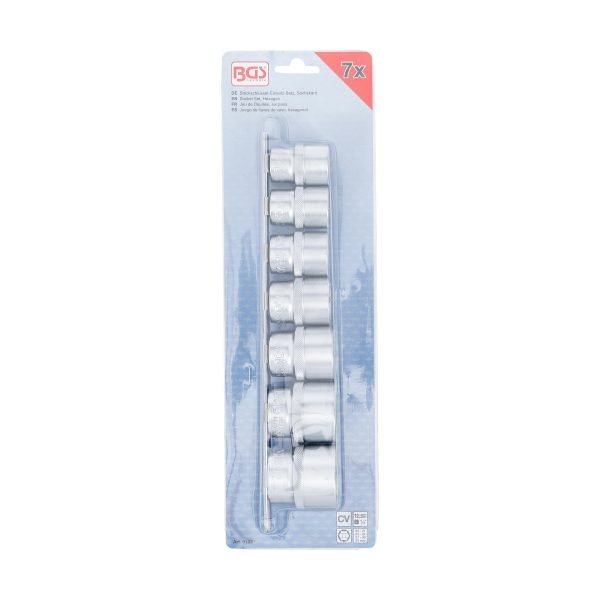 Jeu de Douilles, six pans | 12,5 mm (1/2") | 20 - 32 mm | 7 pièces – Image 4