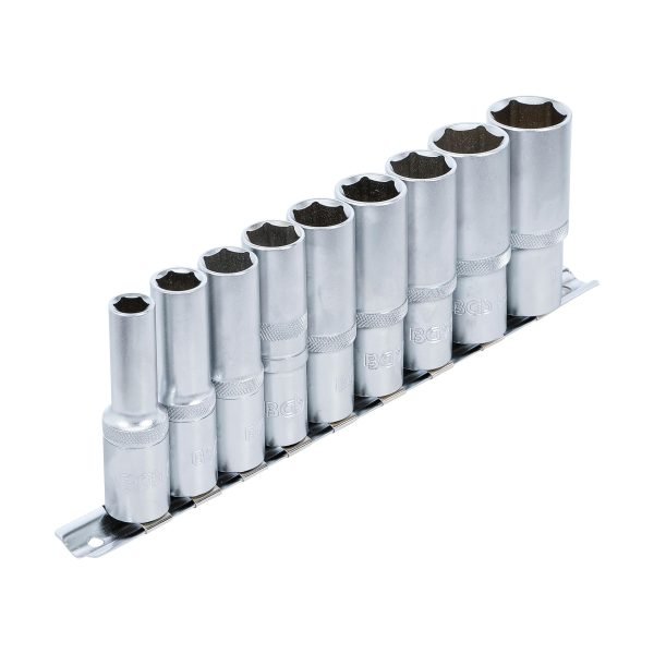 Jeu de douilles, six pans, longues | 12,5 mm (1/2") | 10 - 24 mm | 9 pièces – Image 2
