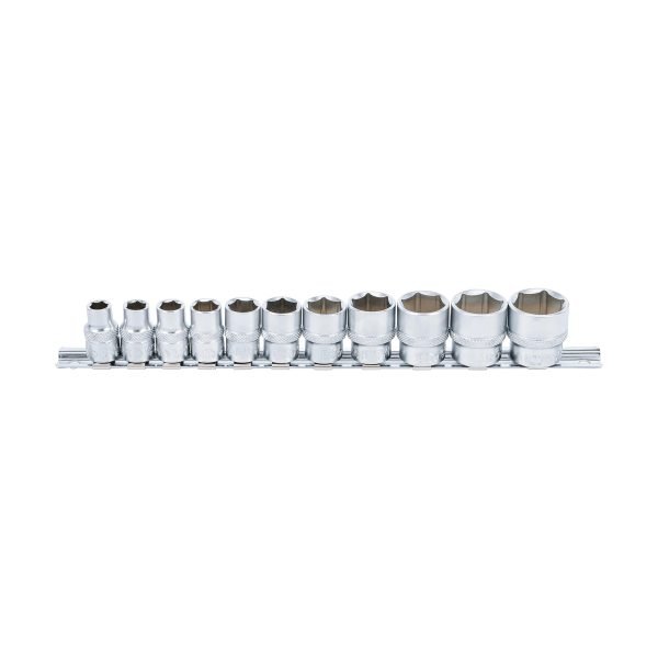 Jeu de Douilles, six pans | 10 mm (3/8") | 5/16" - 7/8" | 11 pièces