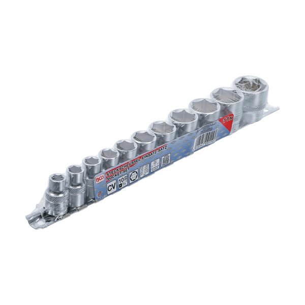 Jeu de Douilles, six pans | 10 mm (3/8") | 5/16" - 7/8" | 11 pièces – Image 4