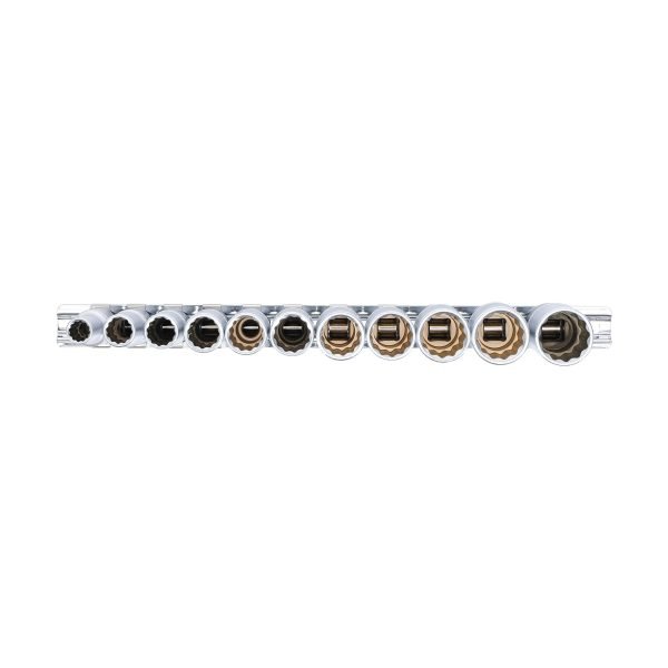 Jeu de douilles, douze pans, longues | 10 mm (3/8") | 8 - 19 mm | 11 pièces – Image 3