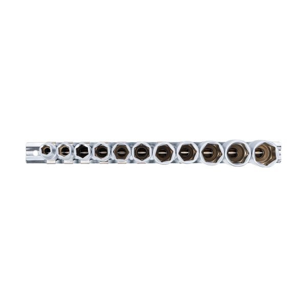 Jeu de douilles, six pans, longues | 10 mm (3/8") | 8 - 19 mm | 11 pièces – Image 3