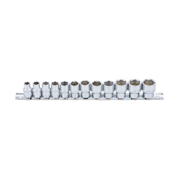 Jeu de Douilles, six pans | 10 mm (3/8") | 8 - 19 mm | 12 pièces