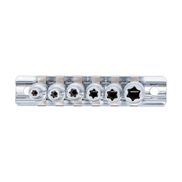 Jeu de douilles, profil E, longues | 6,3 mm (1/4") | E4 - E10 | 6 pièces – Image 3