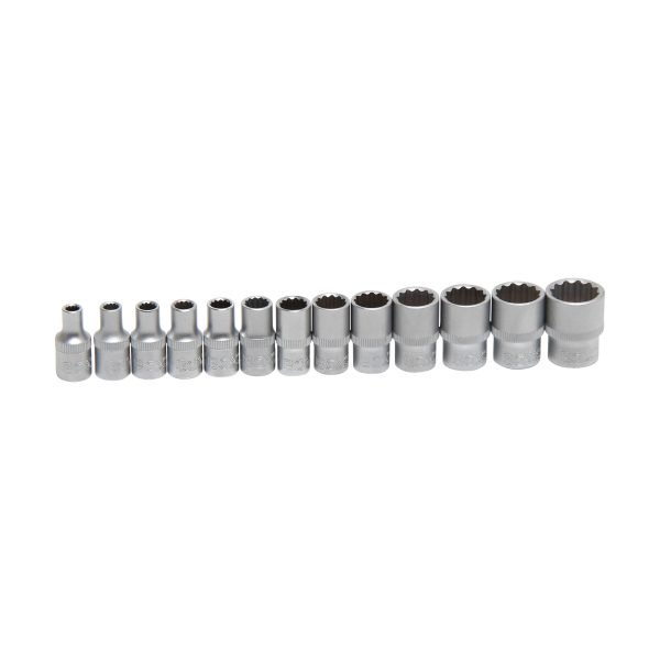 Jeu de Douilles, douze pans | 6,3 mm (1/4") | 4 - 14 mm | 13 pièces – Image 2