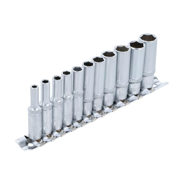 Jeu de douilles, six pans, longues | 6,3 mm (1/4") | 4 - 13 mm | 11 pièces – Image 2