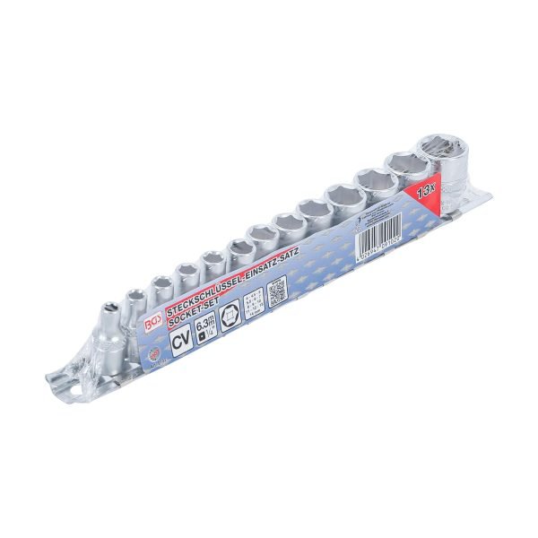 Jeu de Douilles, six pans | 6,3 mm (1/4") | 4 - 14 mm | 13 pièces – Image 4