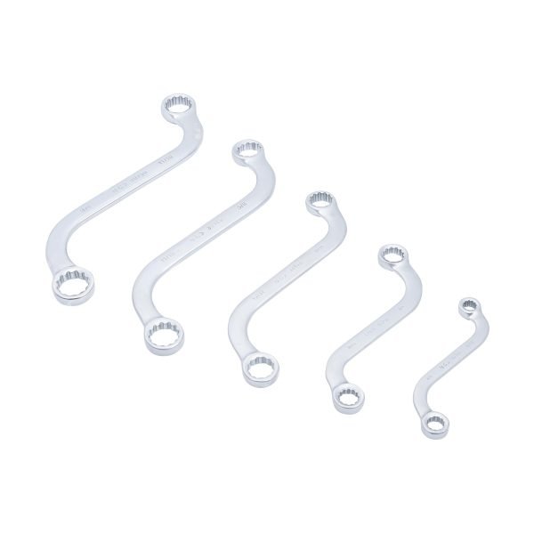 Jeu de clés polygonales doubles en S | en pouces | 3/8" - 3/4 » 5| pièces – Image 3