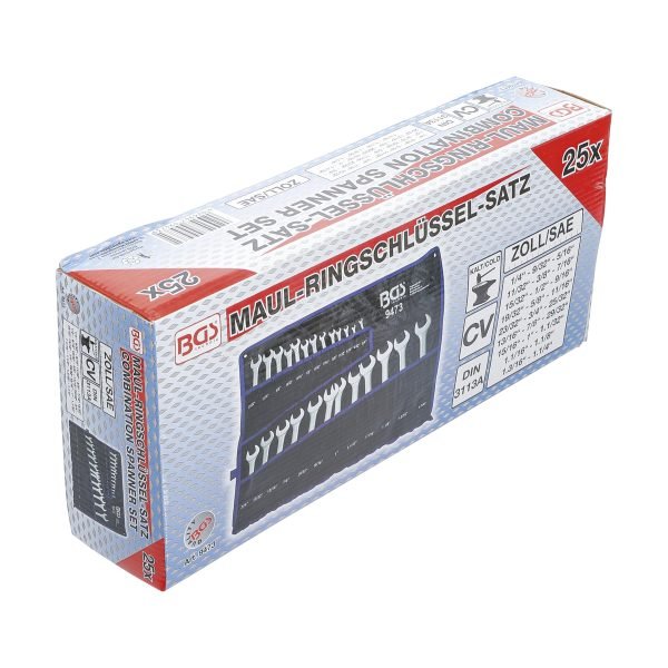 Jeu de clés mixtes | en pouce |1/4" - 1.1/4" | 25 pièces – Image 5